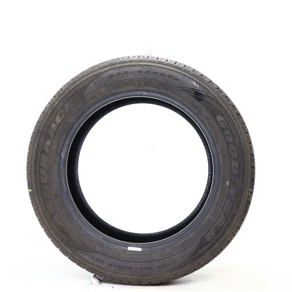 Set of (2) Used 215/60R17 Goodyear Assurance All-Season 96T - 6.5-7.5/32 - Image 6