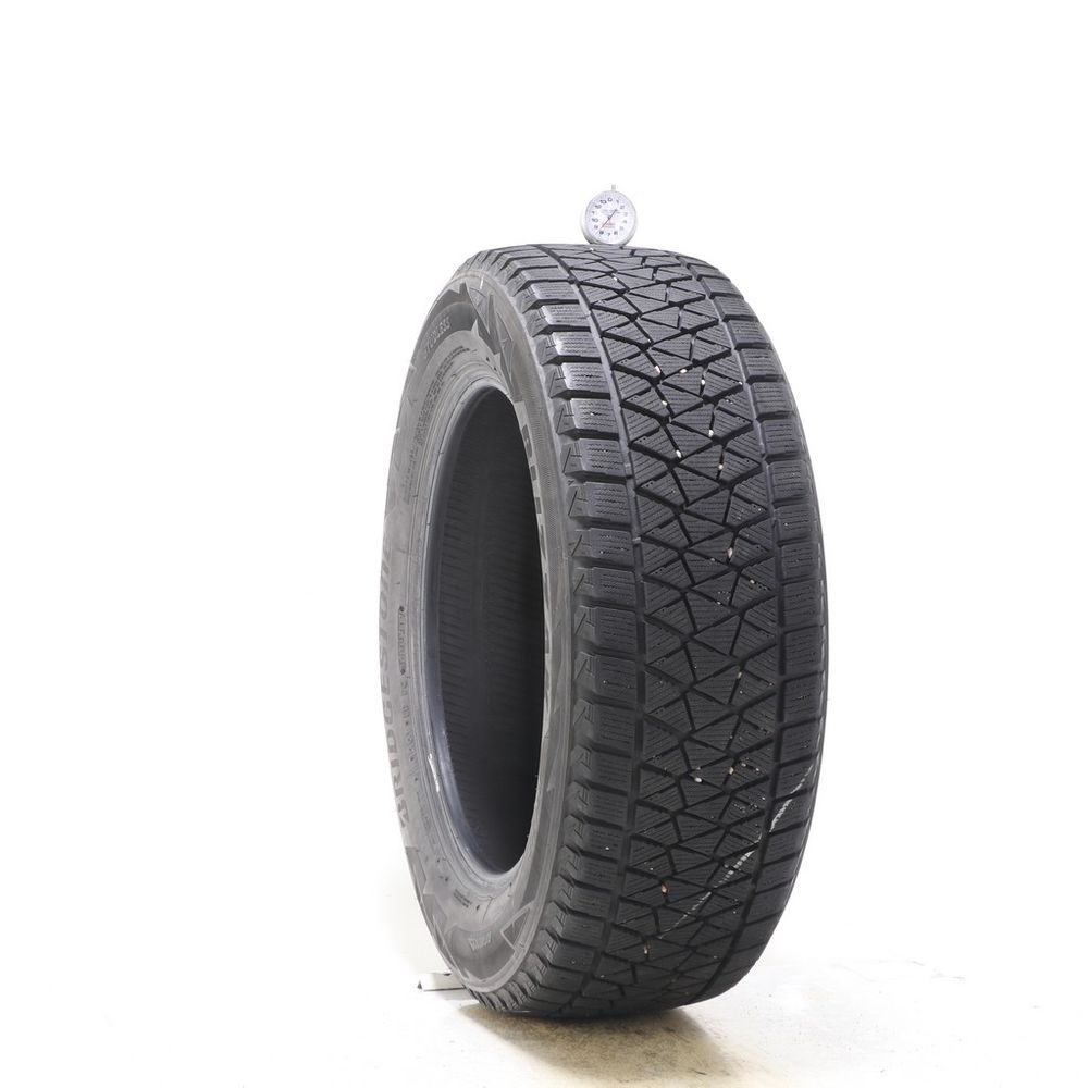 Set of (2) Used 225/60R17 Bridgestone Blizzak DM-V2 99S - 8.5-10/32 - Image 1