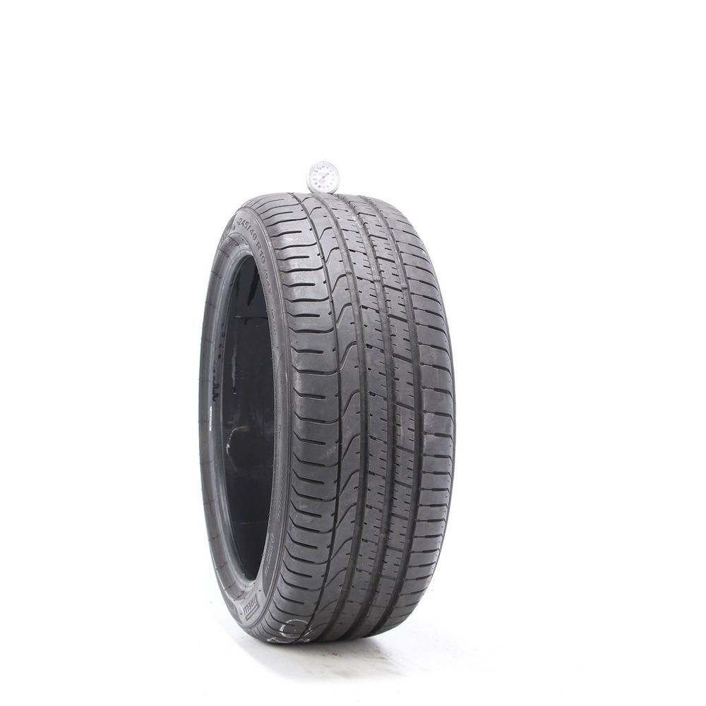 Set of (2) Used 245/40R19 Pirelli P Zero Run Flat 94Y - 7.5-9/32 - Image 4
