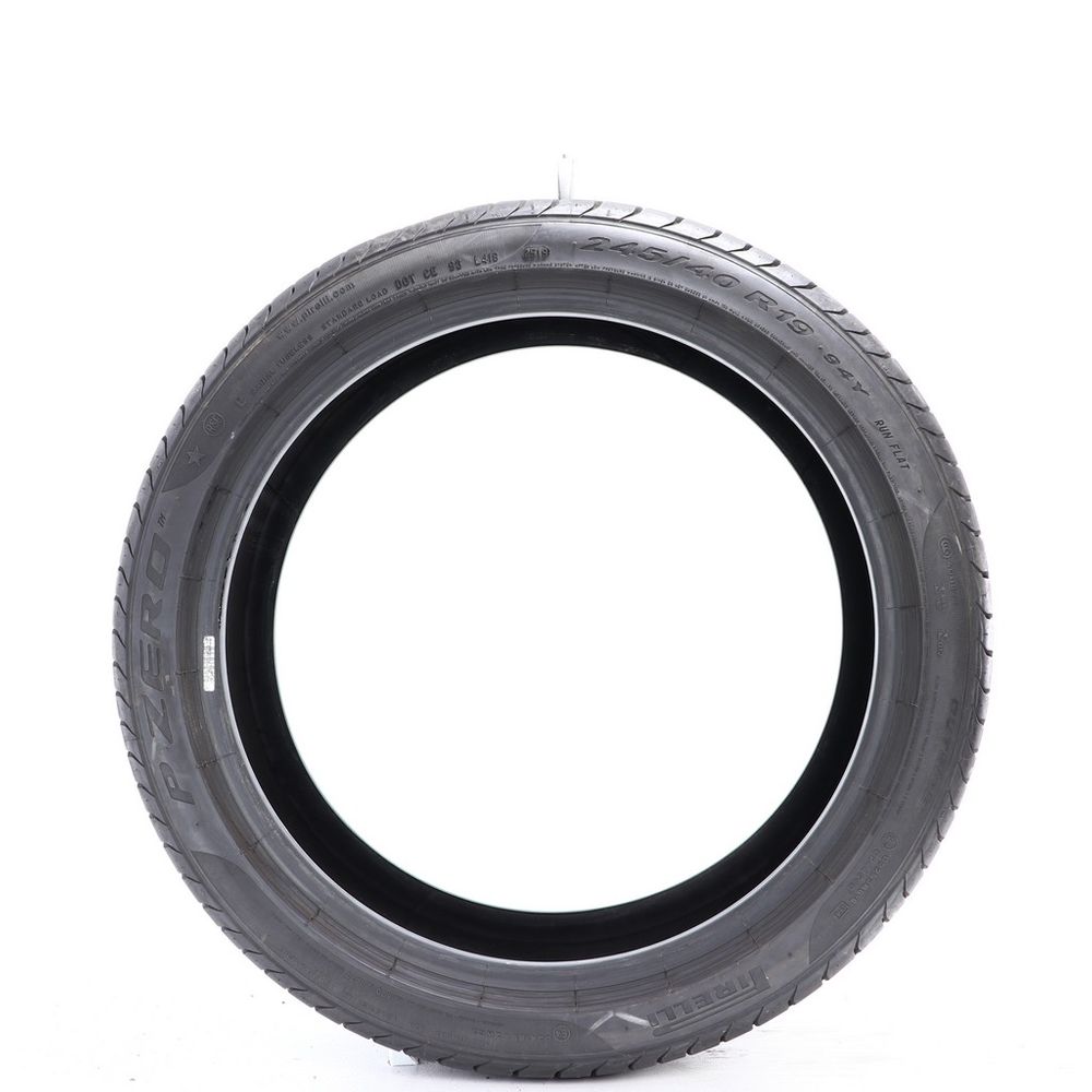 Set of (2) Used 245/40R19 Pirelli P Zero Run Flat 94Y - 7.5-9/32 - Image 6