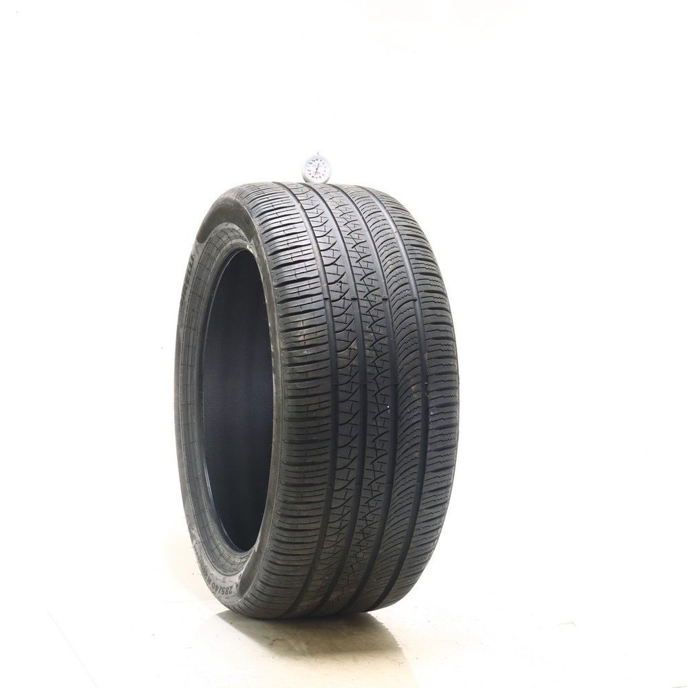 Set of (2) Used 285/40R20 Pirelli P Zero I 108H - 7/32 - Image 1