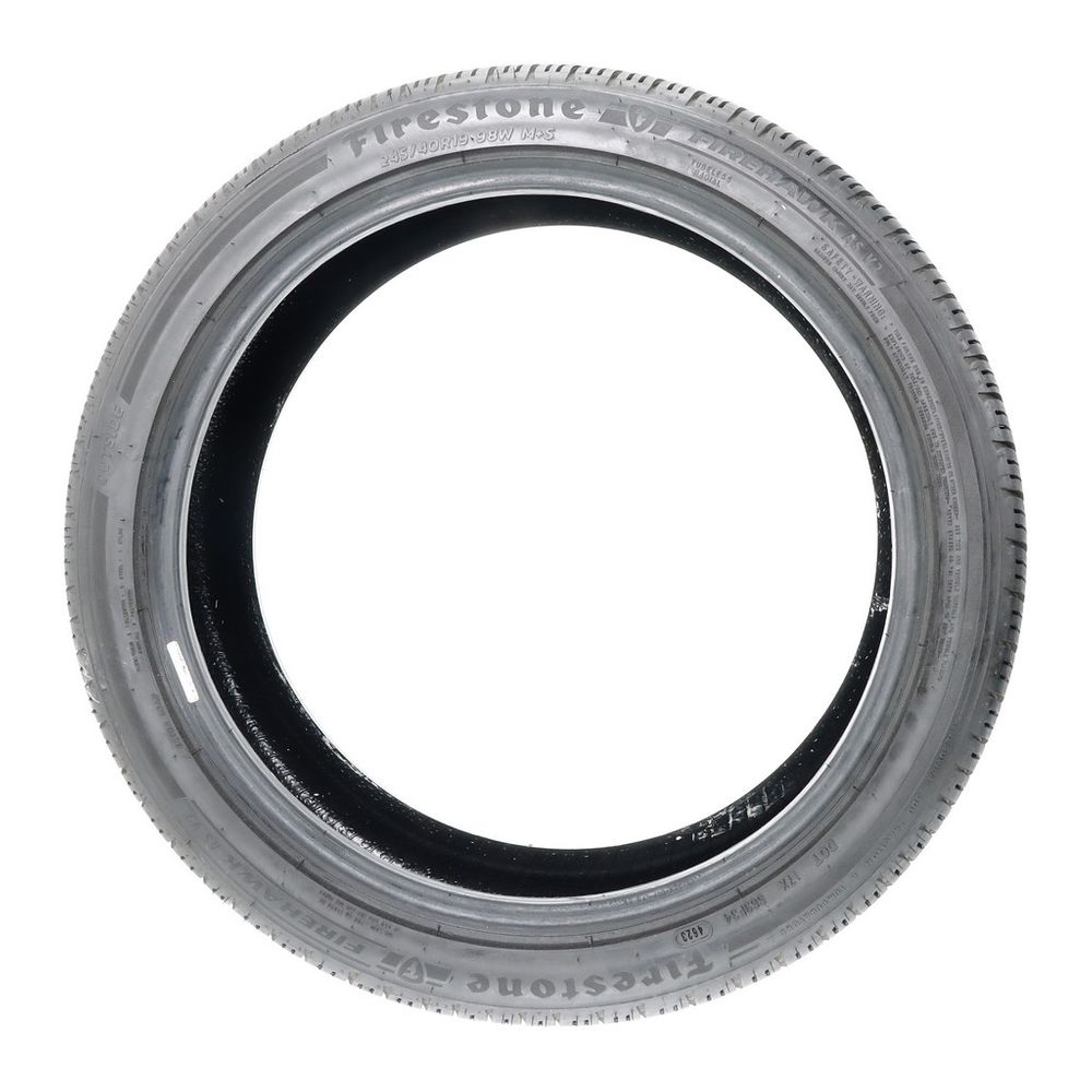 Set of (2) Used 245/40R19 Firestone Firehawk AS V2 98W - 7-8/32 - Image 6