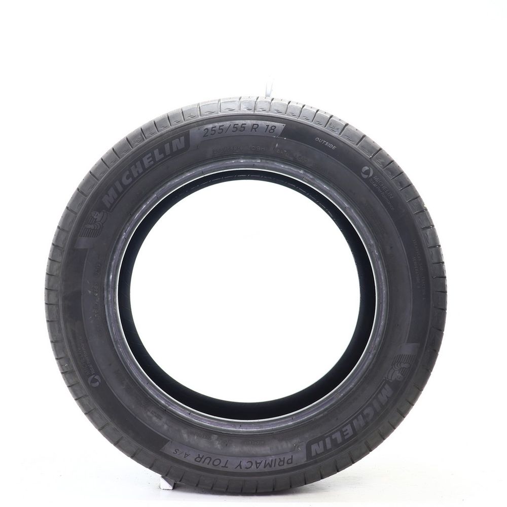 Set of (2) Used 255/55R18 Michelin Primacy Tour A/S 109H - 7-8/32 - Image 3