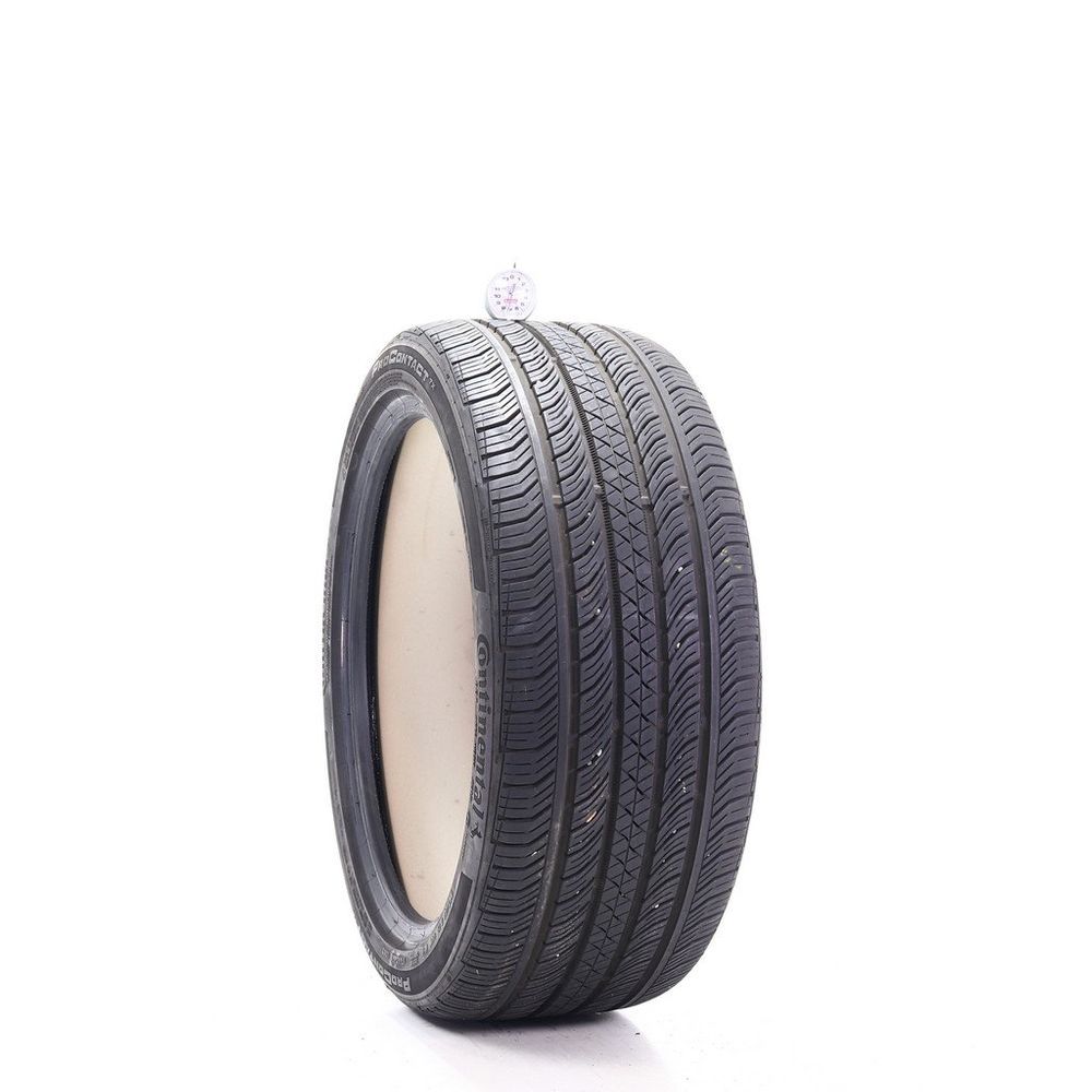 Set of (2) Used 245/40R19 Continental ProContact TX ContiSilent 94W - 7.5-8.5/32 - Image 1