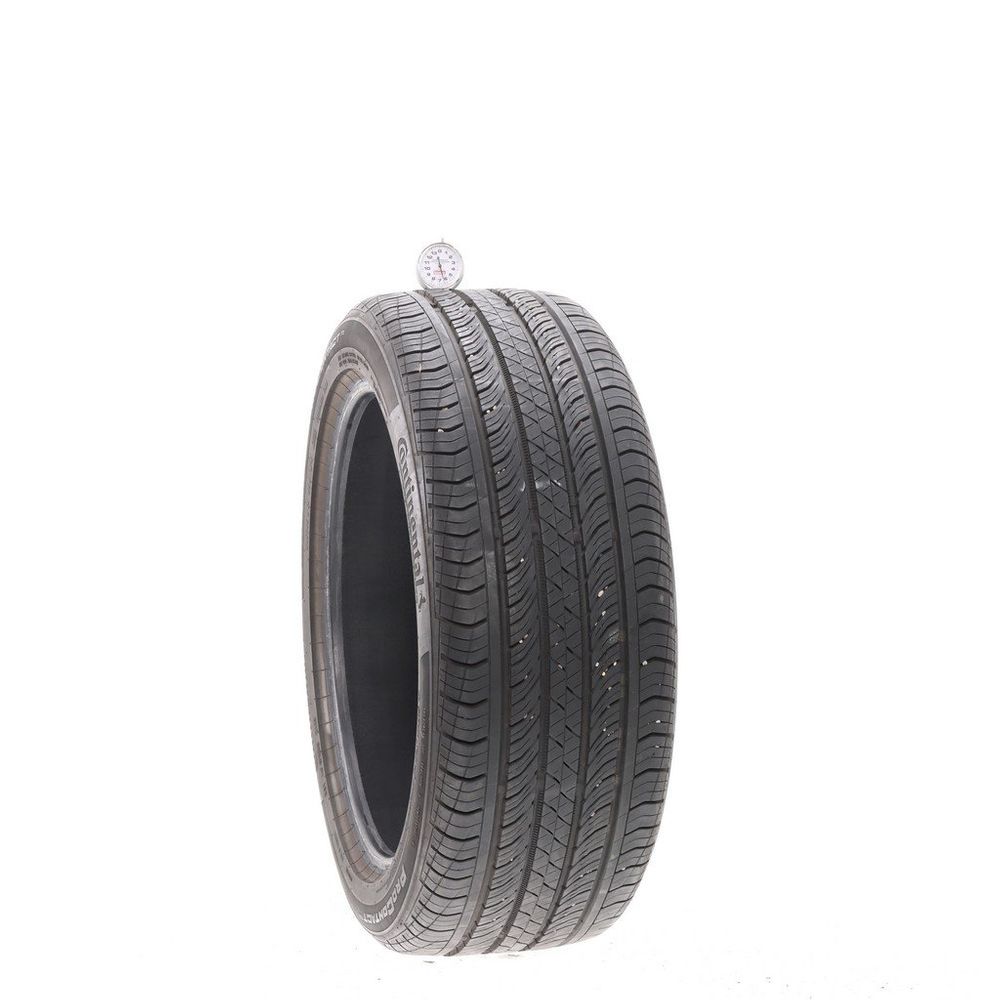 Set of (2) Used 245/45R19 Continental ProContact TX 98H - 6-7/32 - Image 1