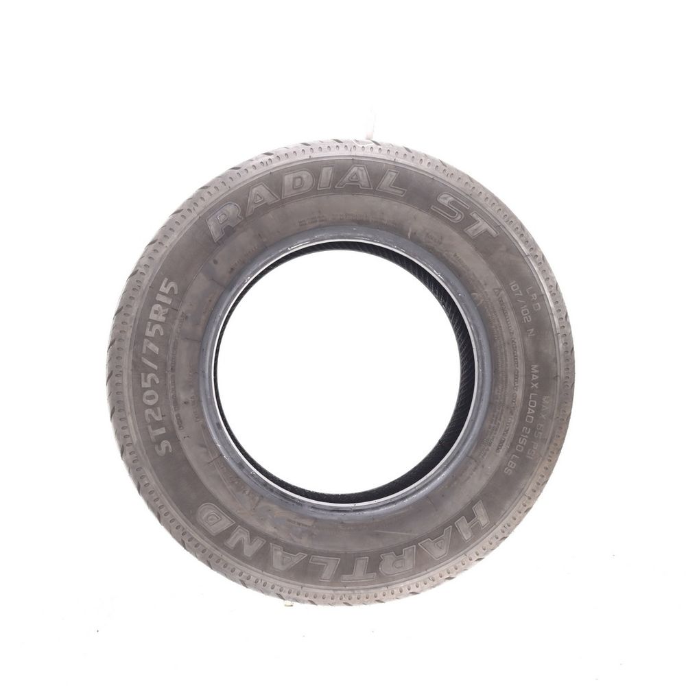 Set of (4) Used ST 205/75R15 Hartland Radial ST 107/102N D - 5.5-6/32 - Image 6