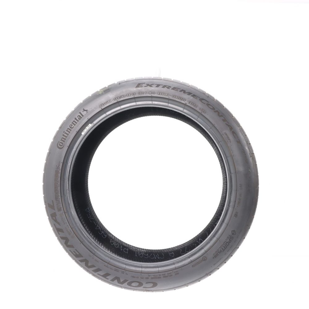 Set of (2) Used 255/40ZR19 Continental ExtremeContact DWS06 Plus 100Y - 9.5/32 - Image 3