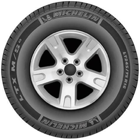 New 255/75R17 Michelin LTX M/S2 116T - Image 2
