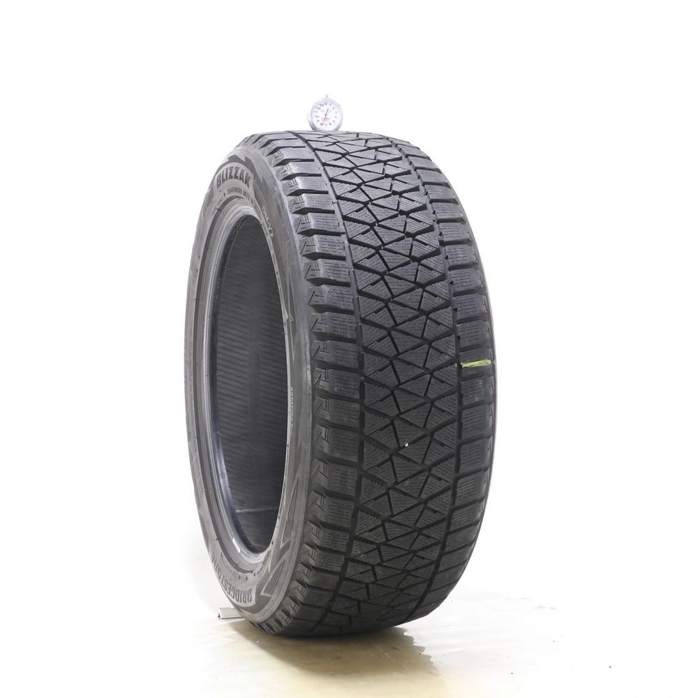 Set of (2) Used 255/50R19 Bridgestone Blizzak DM-V2 107T - 7.5/32 - Image 1