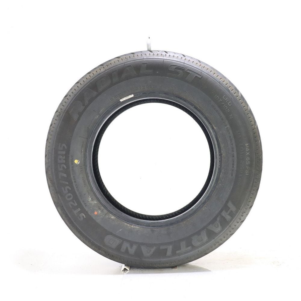 Set of (4) Used ST 205/75R15 Hartland Radial ST 107/102N E - 6-7.5/32 - Image 3