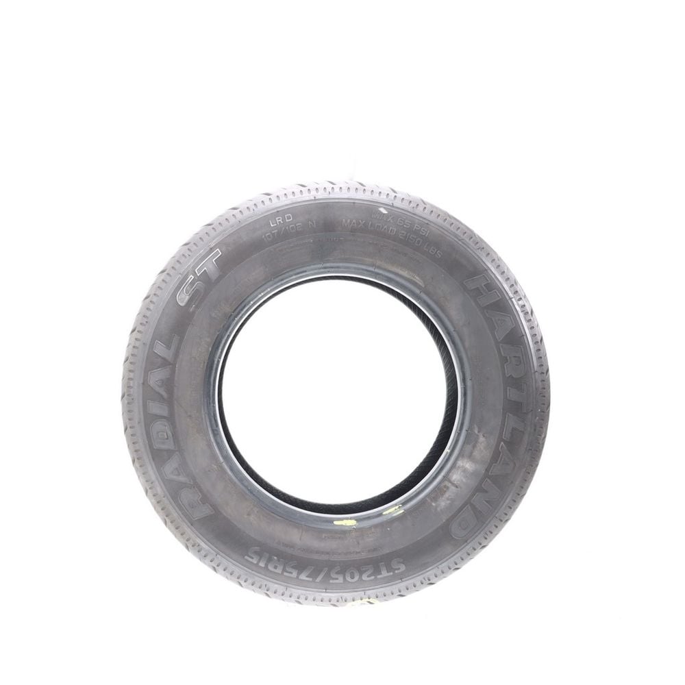 Set of (4) Used ST 205/75R15 Hartland Radial ST 107/102N E - 6-7.5/32 - Image 9