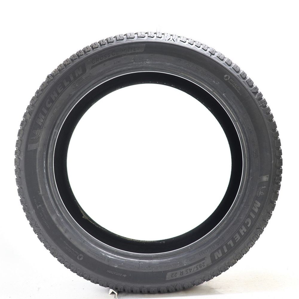 Set of (2) Used 285/45R22 Michelin CrossClimate 2 114H - 9.5-10/32 - Image 6