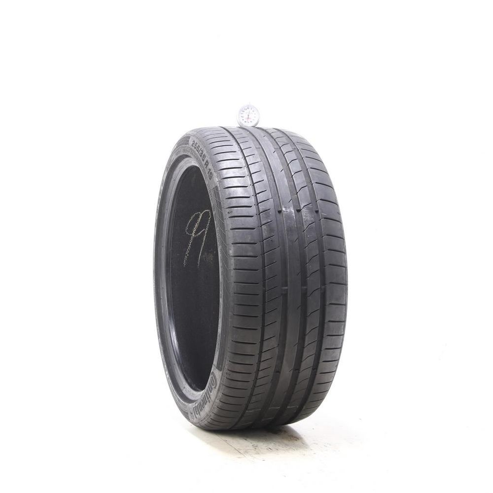Used 255/35R19 Continental ContiSportContact 5P MO 96Y - 7.5/32 - Image 1