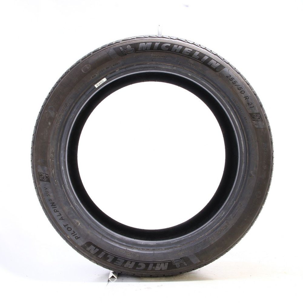 Set of (2) Used 255/50R21 Michelin Pilot Alpin 5 SUV 109H - 7-8.5/32 - Image 6