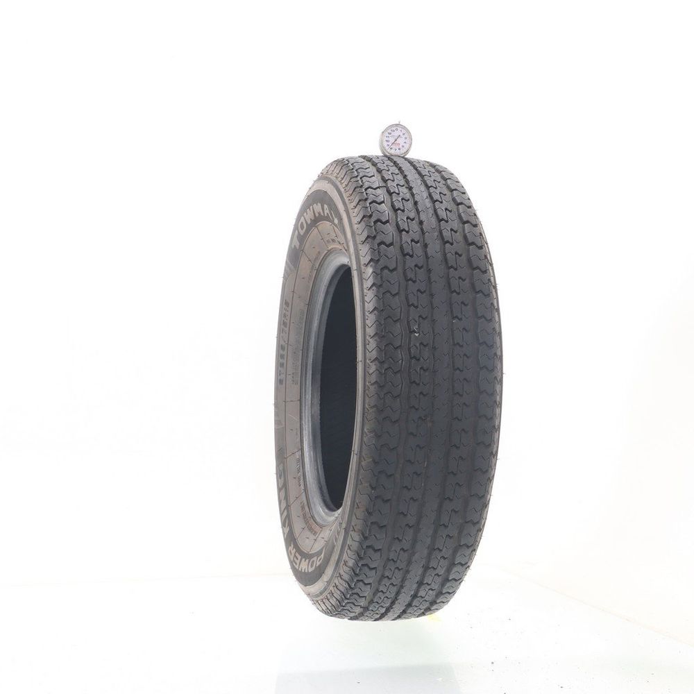 Set of (4) Used ST 225/75R15 Power King Towmax STR II 117/112L E - 8.5-9/32 - Image 1