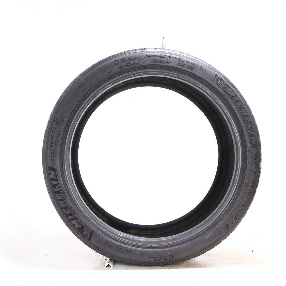 Set of (2) Used 265/40R21 Michelin Pilot Sport All Season 4 NEO 101V - 5-5.5/32 - Image 3