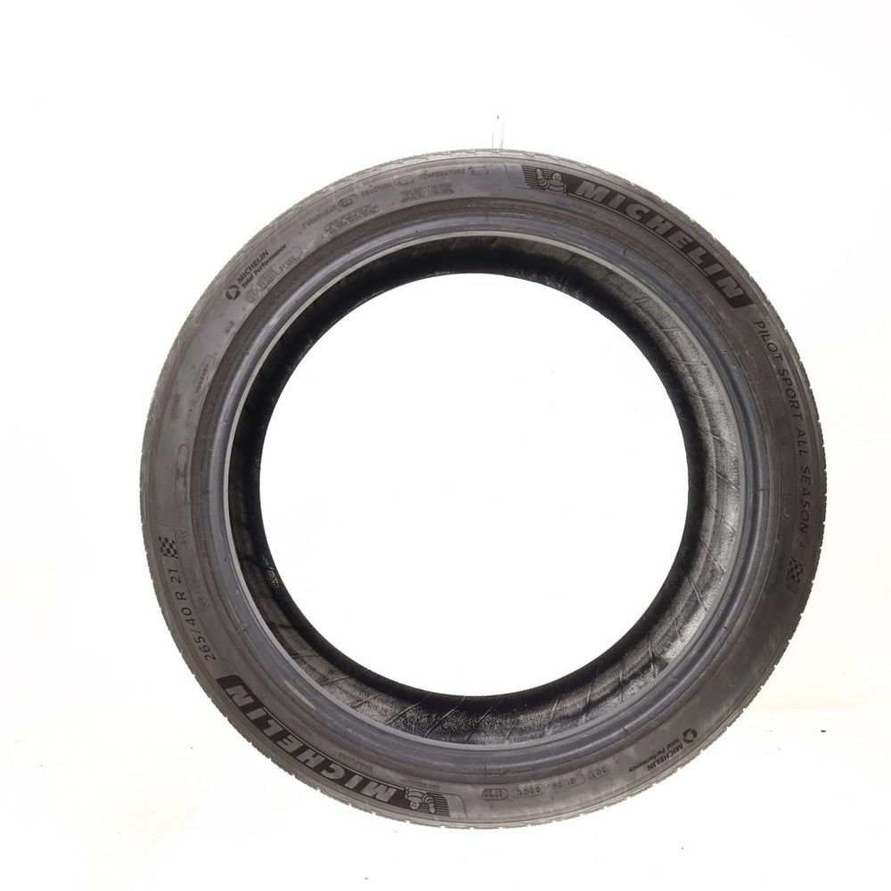 Set of (2) Used 265/40R21 Michelin Pilot Sport All Season 4 NEO 101V - 5-5.5/32 - Image 6