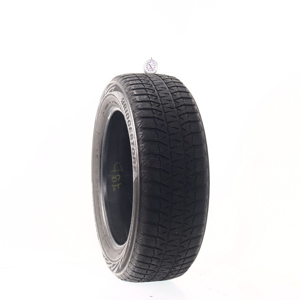 Set of (2) Used 225/60R18 Bridgestone Blizzak WS80 100H - 5.5/32 - Image 1