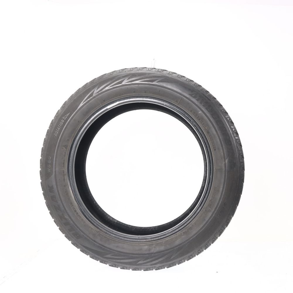 Set of (2) Used 225/60R18 Bridgestone Blizzak WS80 100H - 5.5/32 - Image 3