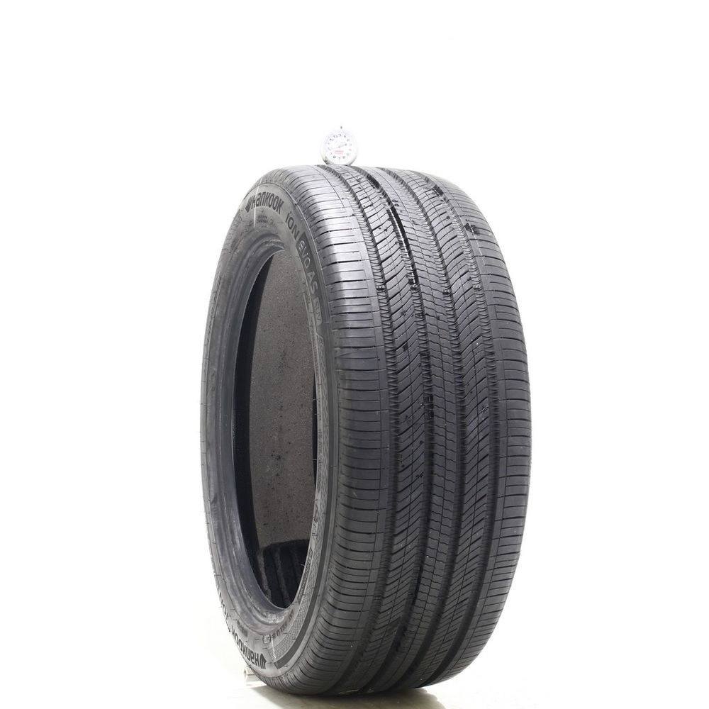 Set of (2) Used 255/45R19 Hankook iON evo AS SUV Sound Absorber EV 104W - 9-9.5/32 - Image 4