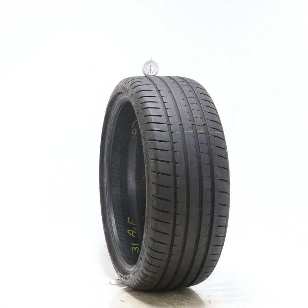 Set of (2) Used 245/35R20 Goodyear Eagle F1 Asymmetric 3 MOE Run Flat 95Y - 7-8.5/32 - Image 1
