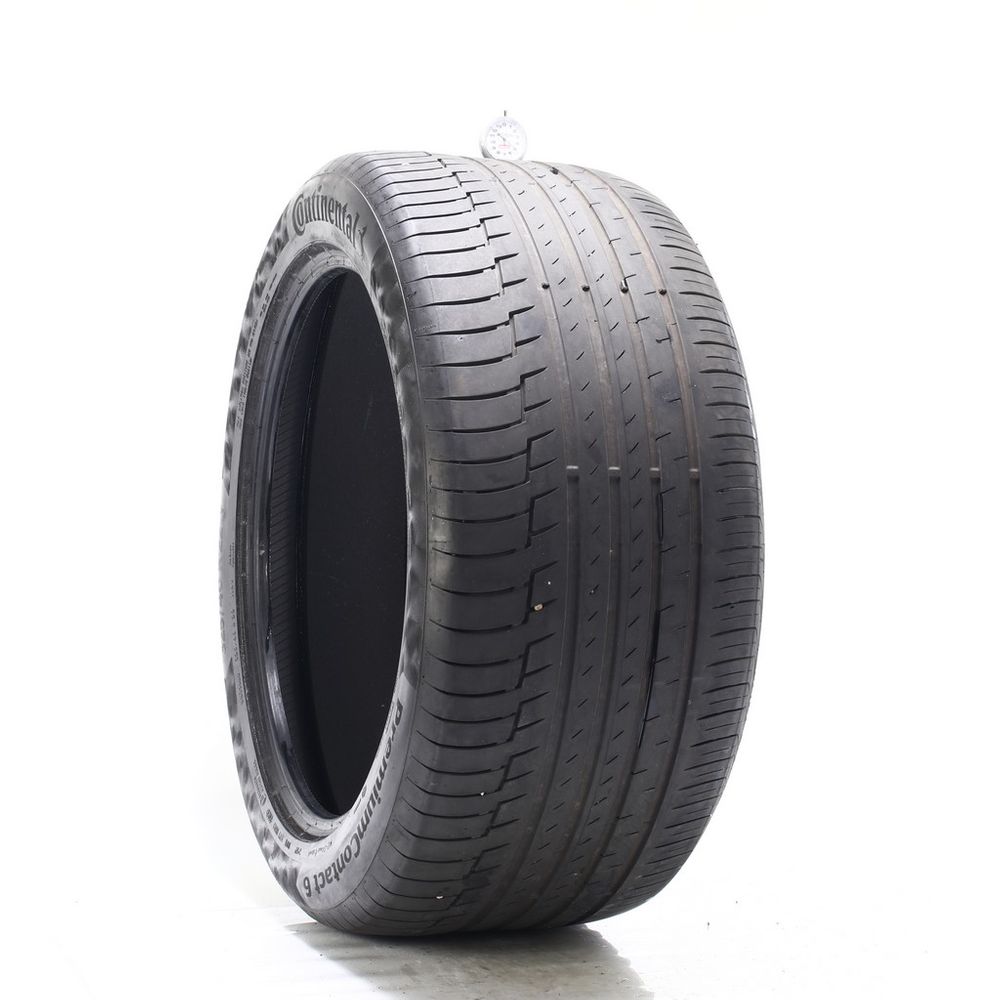 Set of (2) Used 325/40R22 Continental PremiumContact 6 MO-S ContiSilent 114Y - 4.5-5/32 - Image 1