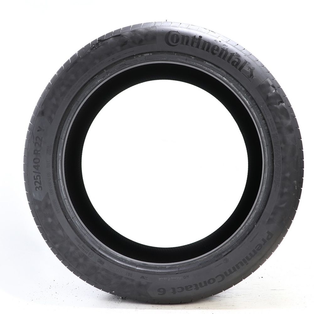 Set of (2) Used 325/40R22 Continental PremiumContact 6 MO-S ContiSilent 114Y - 4.5-5/32 - Image 6