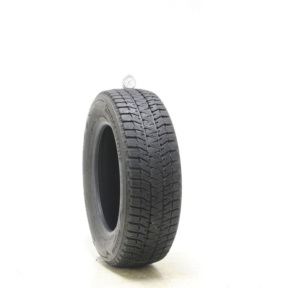 Set of (4) Used 195/65R15 Bridgestone Blizzak WS90 Studless 91H - 9.5-10/32 - Image 1