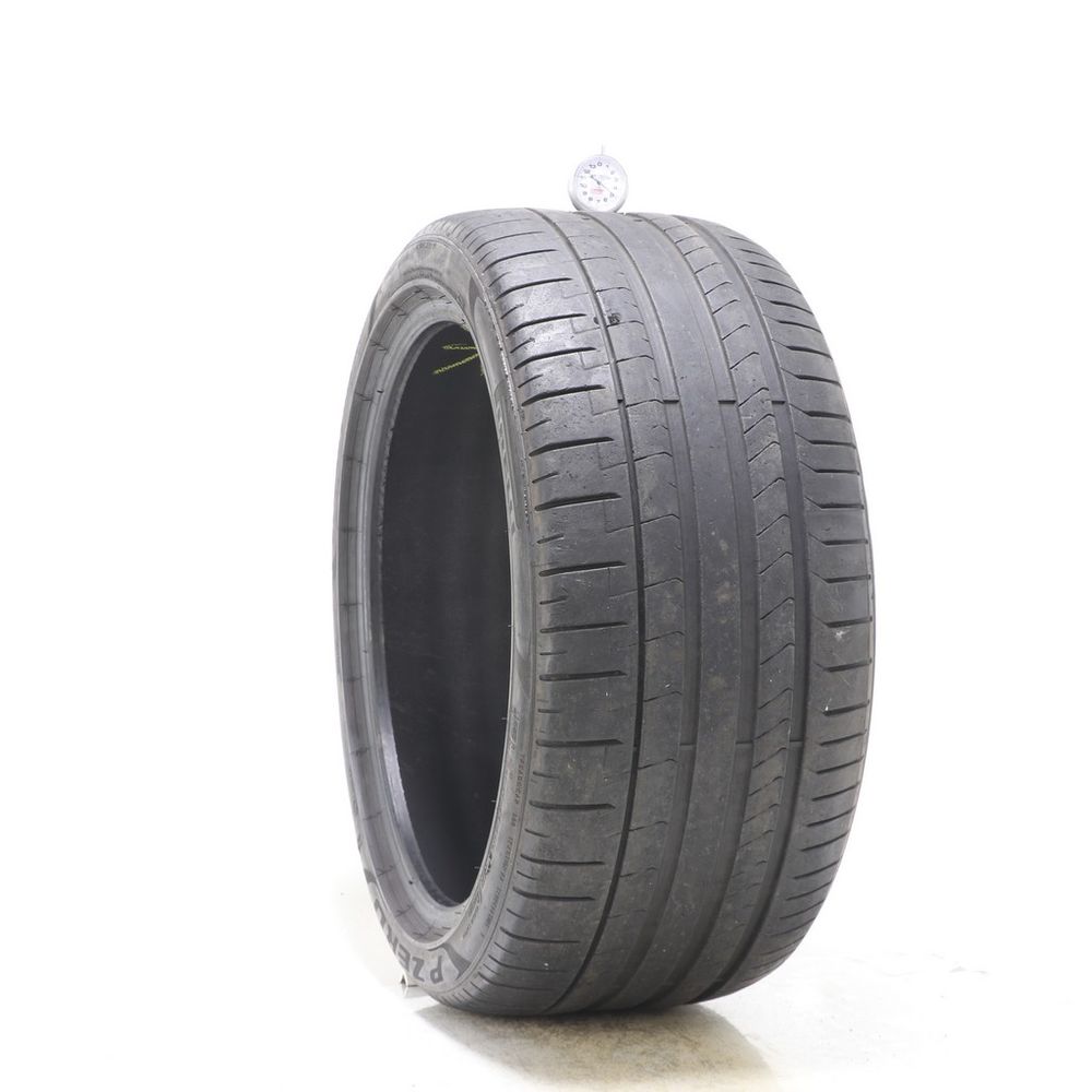 Set of (2) Used 275/35ZR19 Pirelli P Zero PZ4 100Y - 4.5-5/32 - Image 1