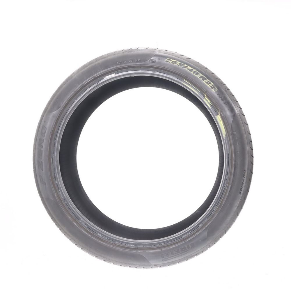 Set of (2) Used 265/40R22 Pirelli P Zero J LR 106Y - 7-8/32 - Image 6