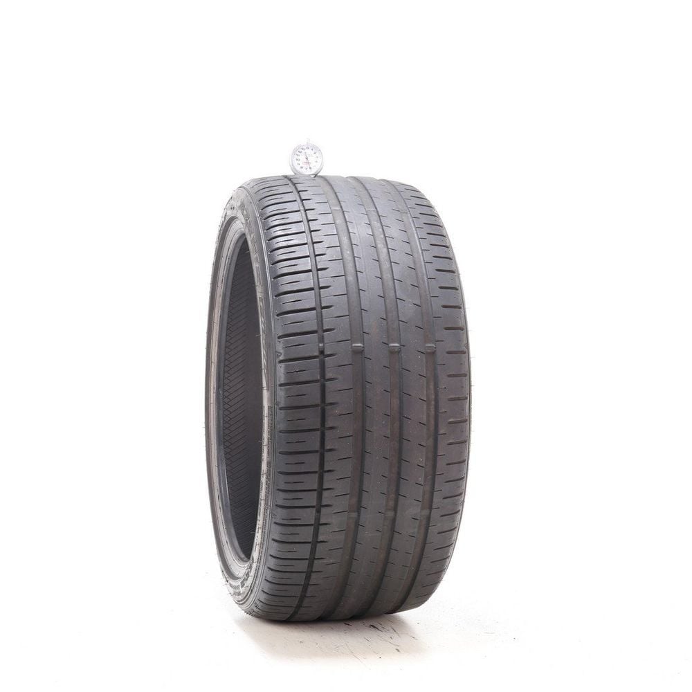 Set of (2) Used 265/35ZR19 Falken Azenis FK510 98Y - 6-6.5/32 - Image 1