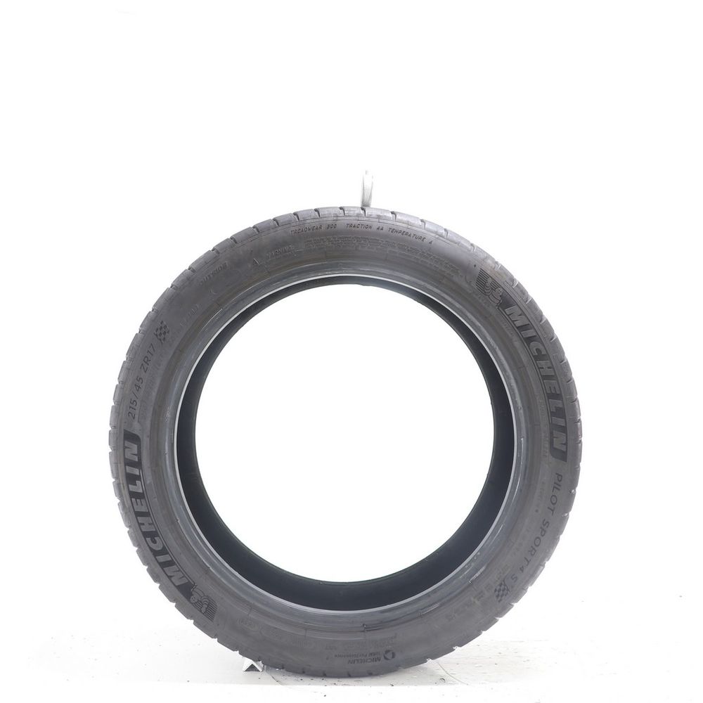 Set of (2) Used 215/45ZR17 Michelin Pilot Sport 4 S 91Y - 6.5-7/32 - Image 3