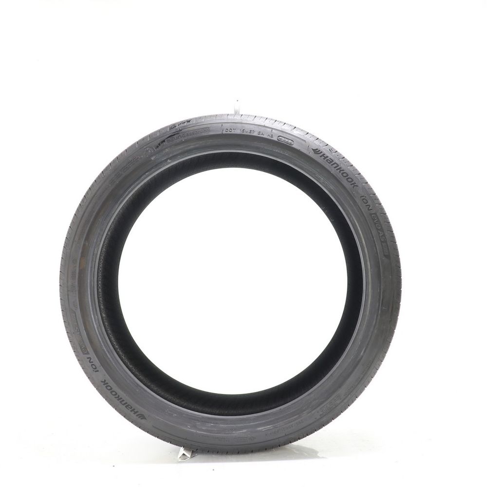 Set of (2) Used 255/35R21 Hankook iON evo AS SUV Sound Absorber EV 98W - 8/32 - Image 3