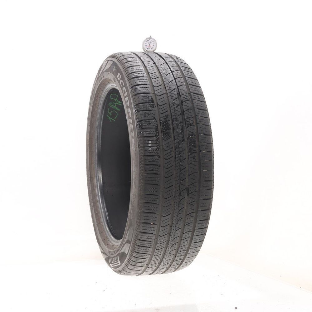 Set of (4) Used 235/55R20 Pirelli Scorpion AS Plus 3 102H - 7.5/32 - Image 1