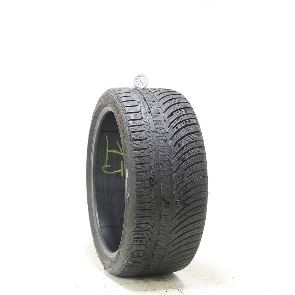 Set of (2) Used 255/35R19 Michelin Pilot Alpin PA4 MO 96V - 6-6.5/32 - Image 1
