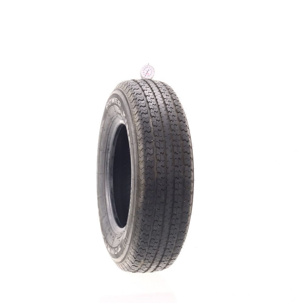Set of (2) Used ST 205/75R14 Power King Towmax STR II 100/96L C - 7-8/32 - Image 4