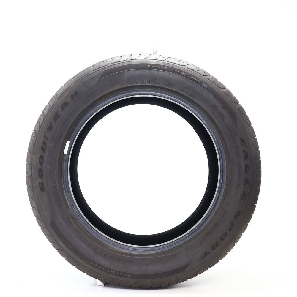 Set of (2) Used 255/55R18 Goodyear Eagle Sport AS 109V - 8.5-9/32 - Image 3