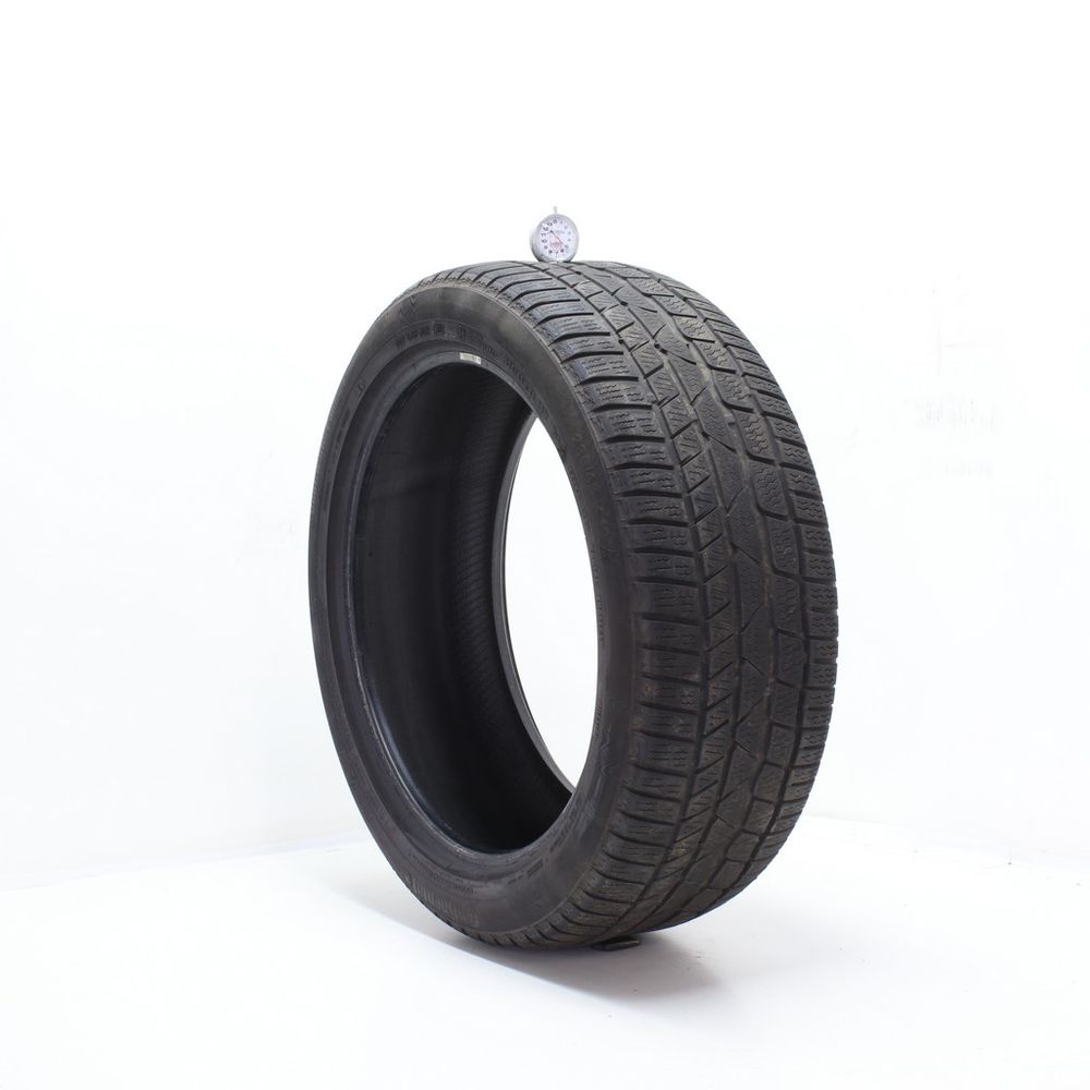 Set of (2) Used 235/45R19 Continental ContiWinterContact TS830P AO 99V - 5.5-6.5/32 - Image 1