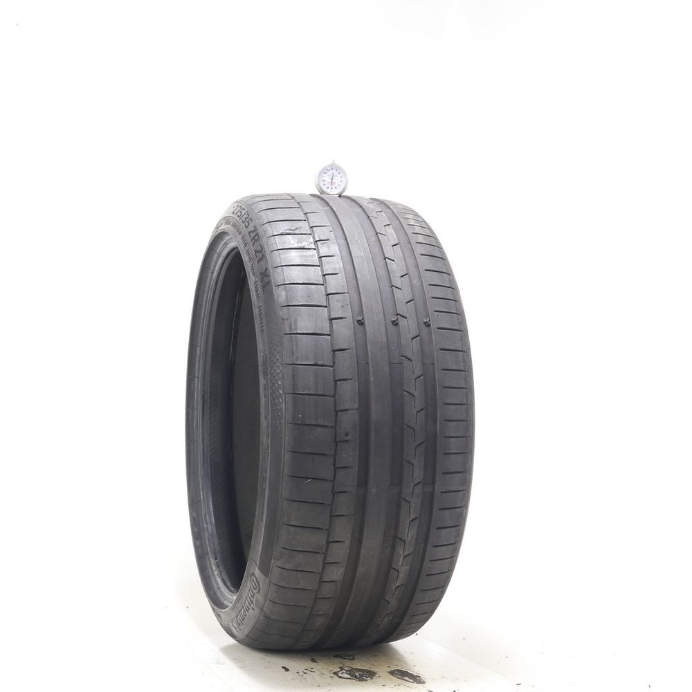 Used 275/35ZR21 Continental SportContact 6 AO ContiSilent 103Y - 7/32 - Image 1
