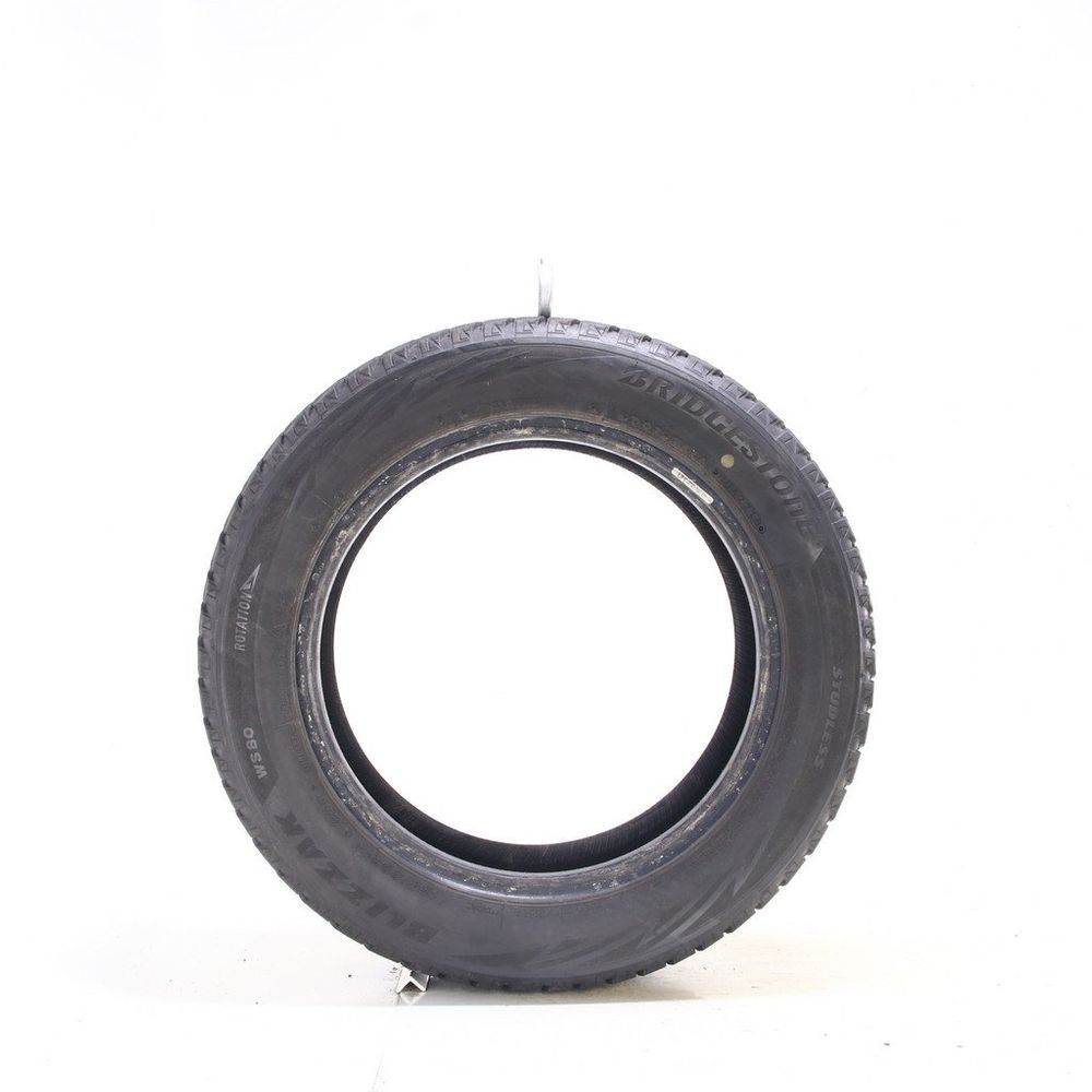 Set of (2) Used 185/60R15 Bridgestone Blizzak WS80 84T - 6-7.5/32 - Image 6