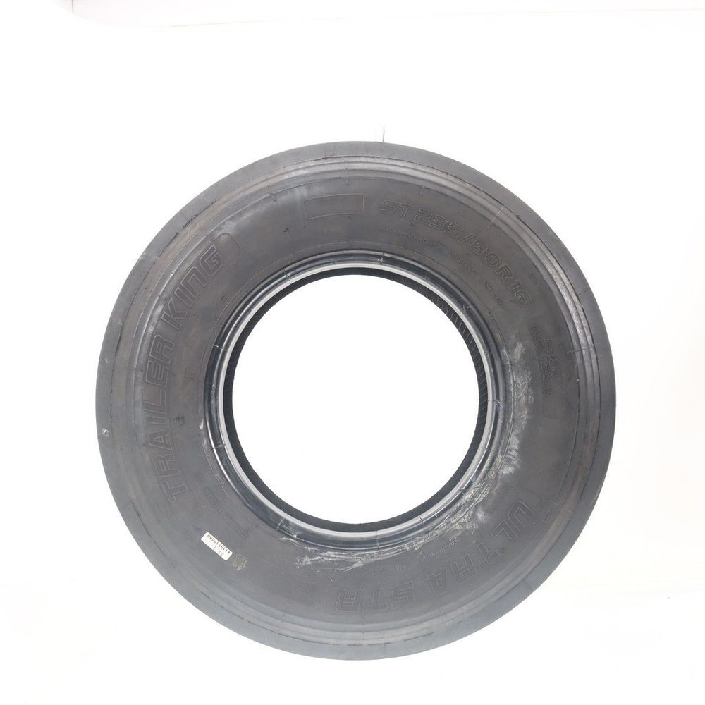 Set of (2) Used ST 235/80R16 Trailer King Ultra STR 129/125N G - 10.5/32 - Image 3