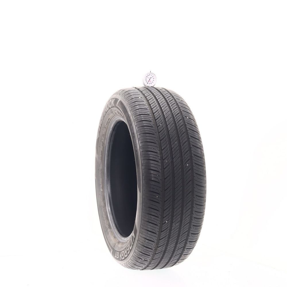 Set of (2) Used 215/55R16 Hankook Kinergy GT 93H - 8-9/32 - Image 1