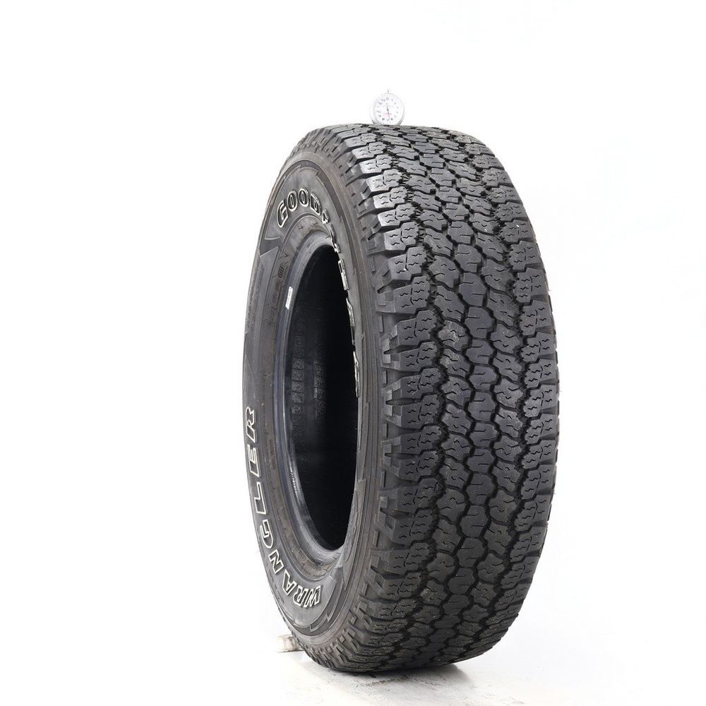 Set of (2) Used 255/70R17 Goodyear Wrangler All-Terrain Adventure Kevlar 112T - 6.5/32 - Image 1