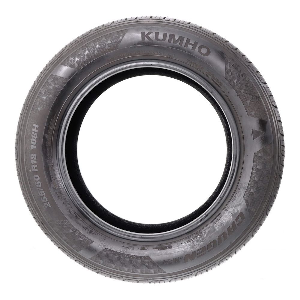 Set of (4) Used 255/60R18 Kumho Crugen HP71 108H - 7.5/32 - Image 3