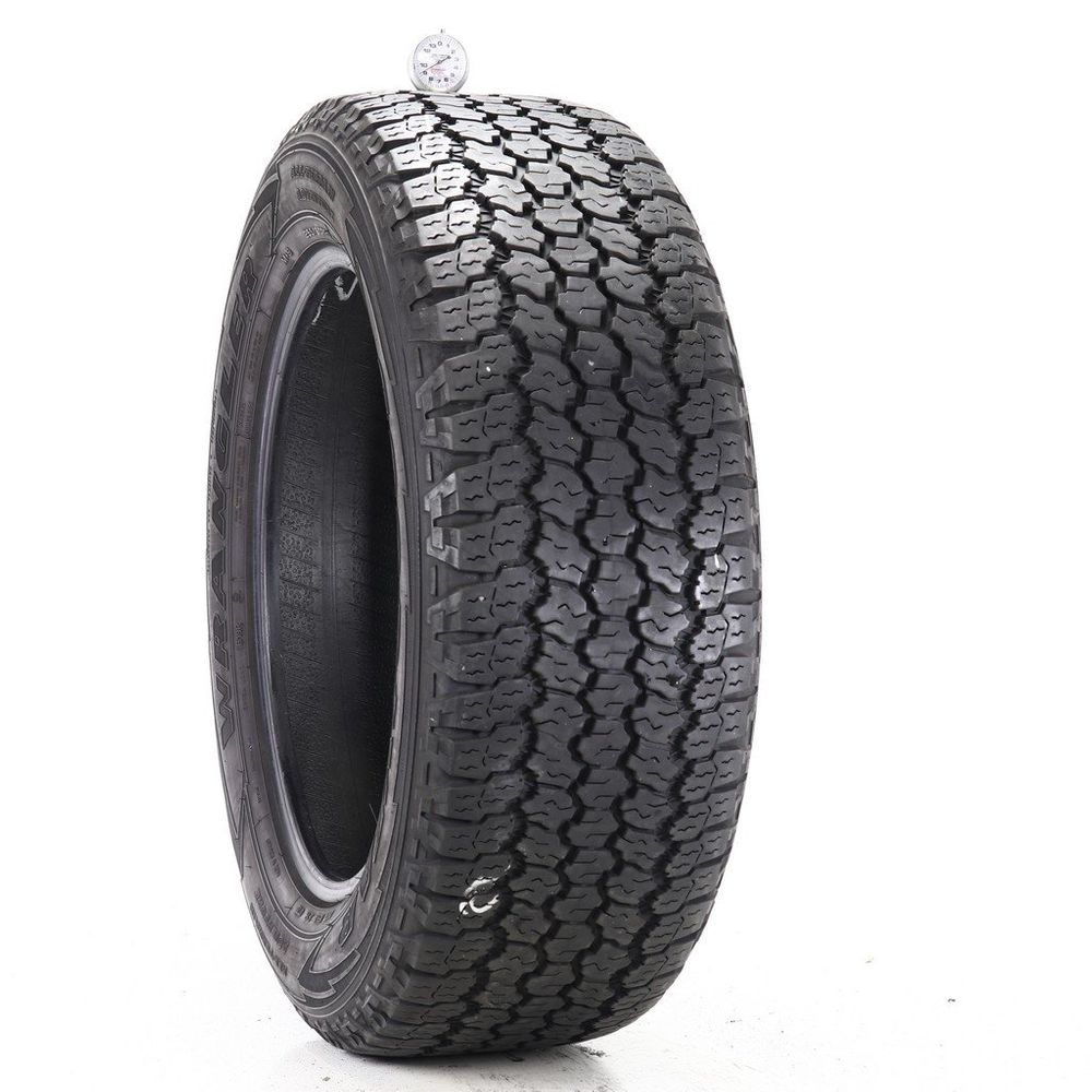Set of (2) Used 255/60R20 Goodyear Wrangler All-Terrain Adventure LR 113H - 9-10/32 - Image 1