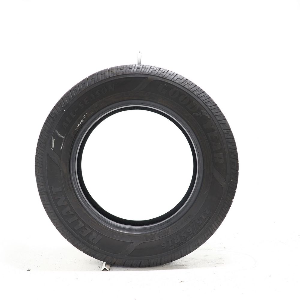 Set of (2) Used 215/65R16 Goodyear Reliant All-season 98V - 6.5-7/32 - Image 3