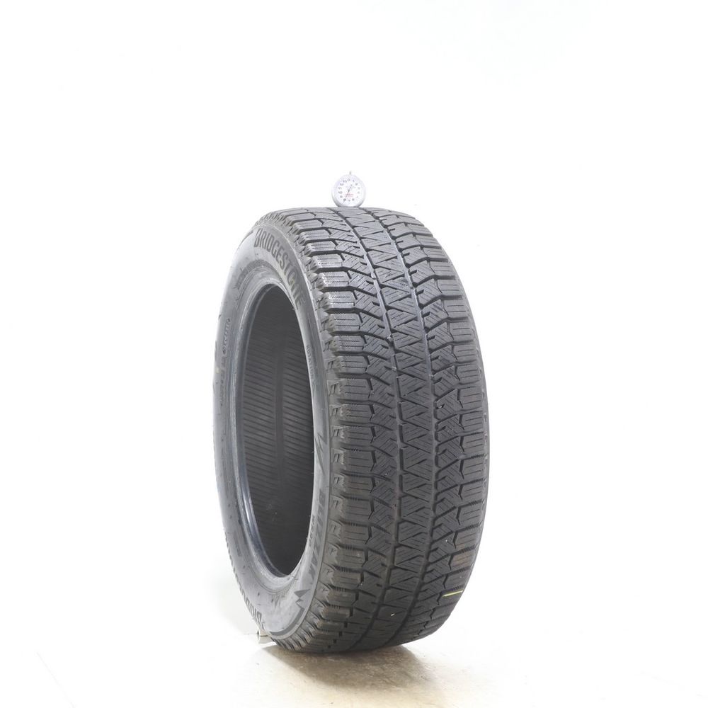 Set of (2) Used 215/55R17 Bridgestone Blizzak WS90 94H - 8-9/32 - Image 1