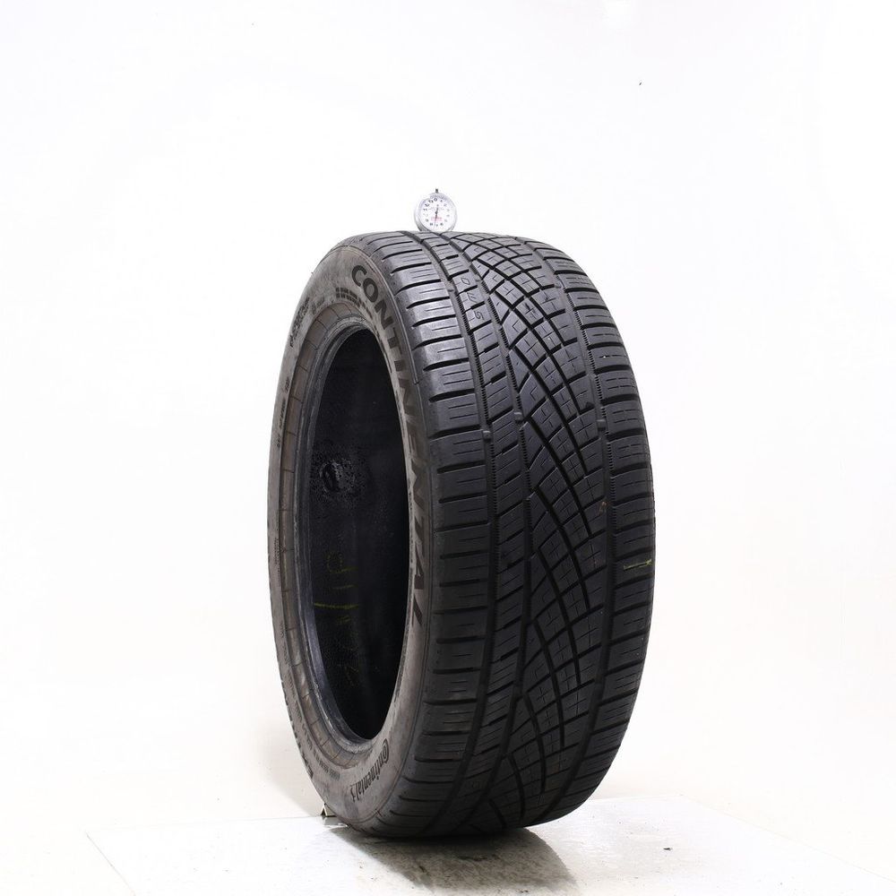 Set of (2) Used 255/45ZR19 Continental ExtremeContact DWS06 Plus 104W - 7.5-8.5/32 - Image 1