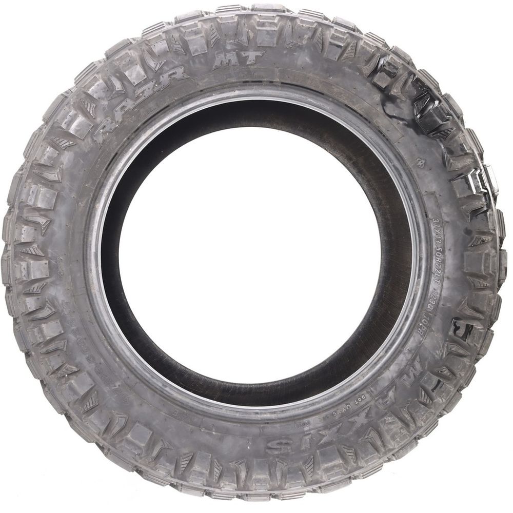 Set of (2) Used LT 37X13.5R22 Maxxis Razr MT 123Q E - 10-11/32 - Image 3