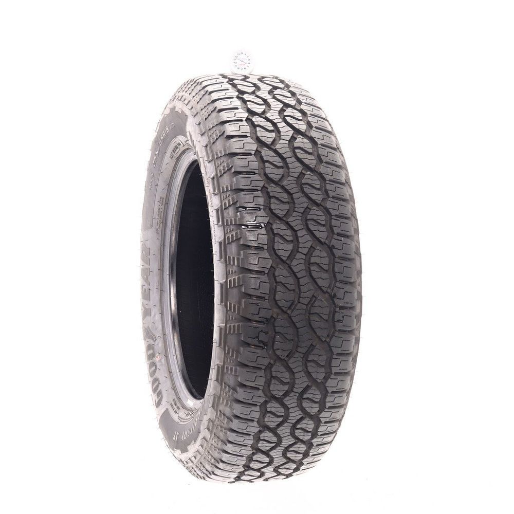 Set of (2) Used 255/65R18 Goodyear Wrangler Territory AT 111T - 11.5/32 - Image 1